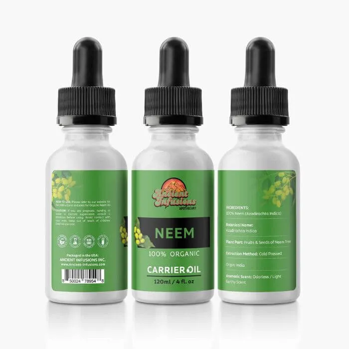 100% Pure Neem Oil | Skin, Hair, & Plant Care | Organic & Cold-Pressed