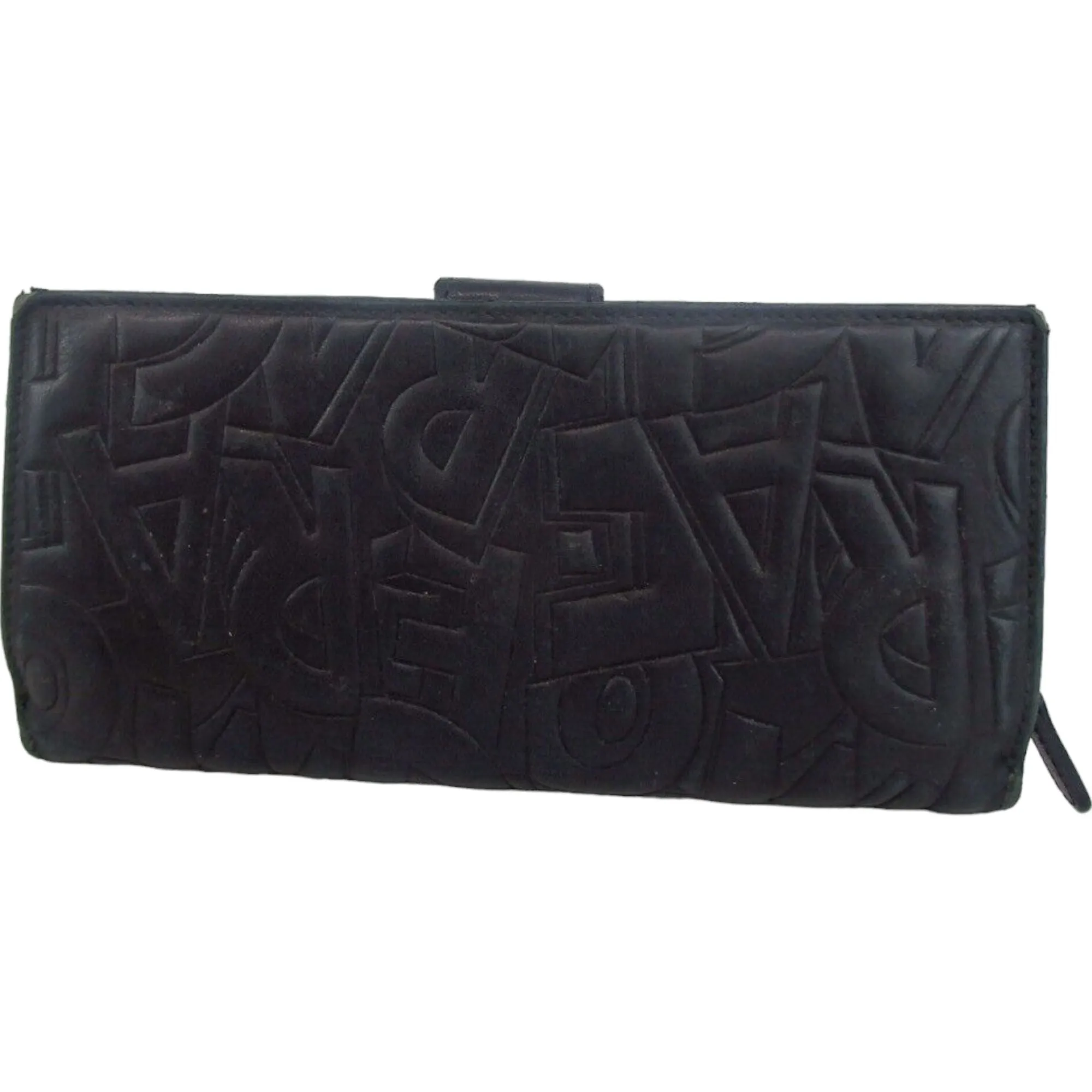 200161P (S2) Salvatore Ferragamo Wallet Black Leather