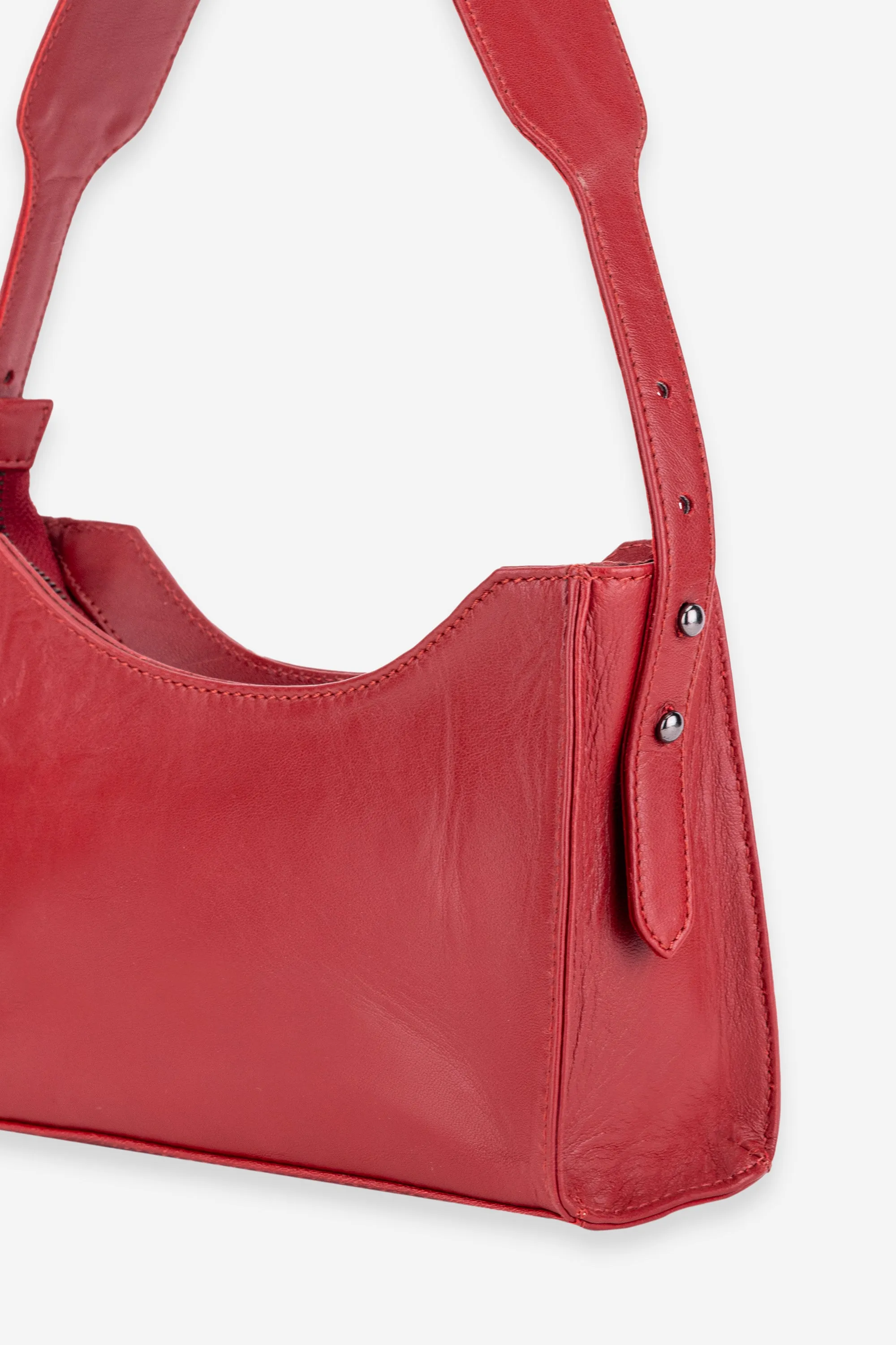Abelardo Blair Red Shoulder Bag