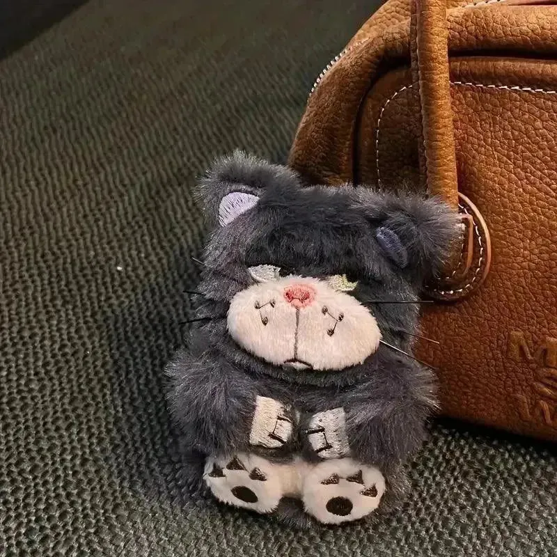 Angry Cat Plush AirPods Case