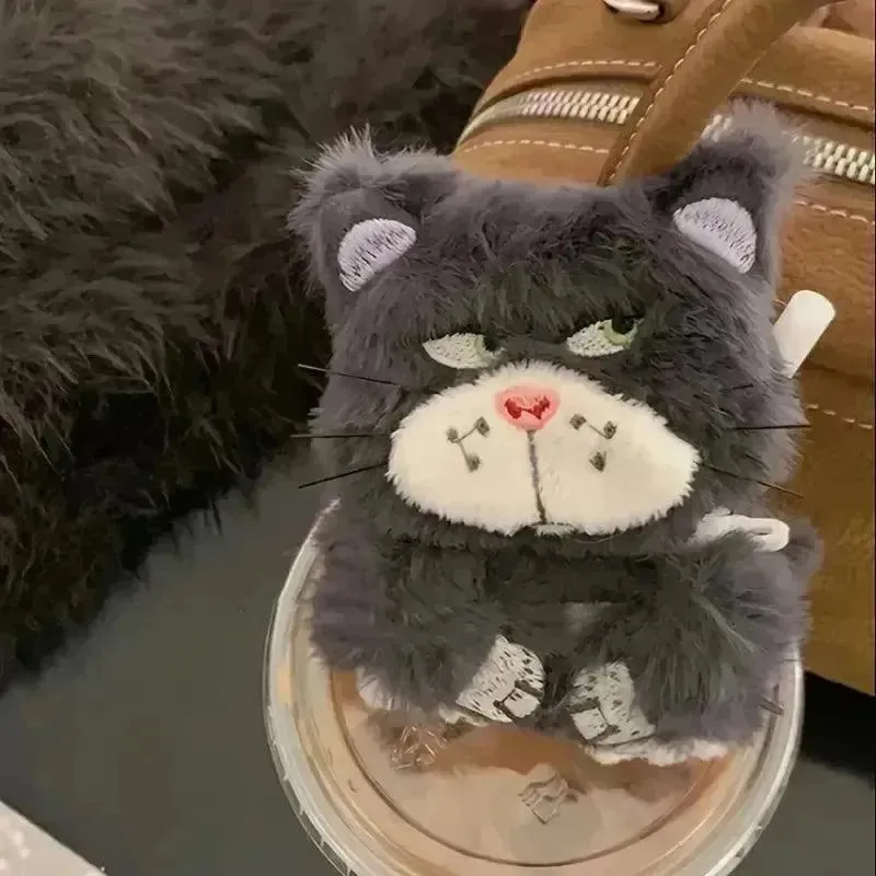 Angry Cat Plush AirPods Case