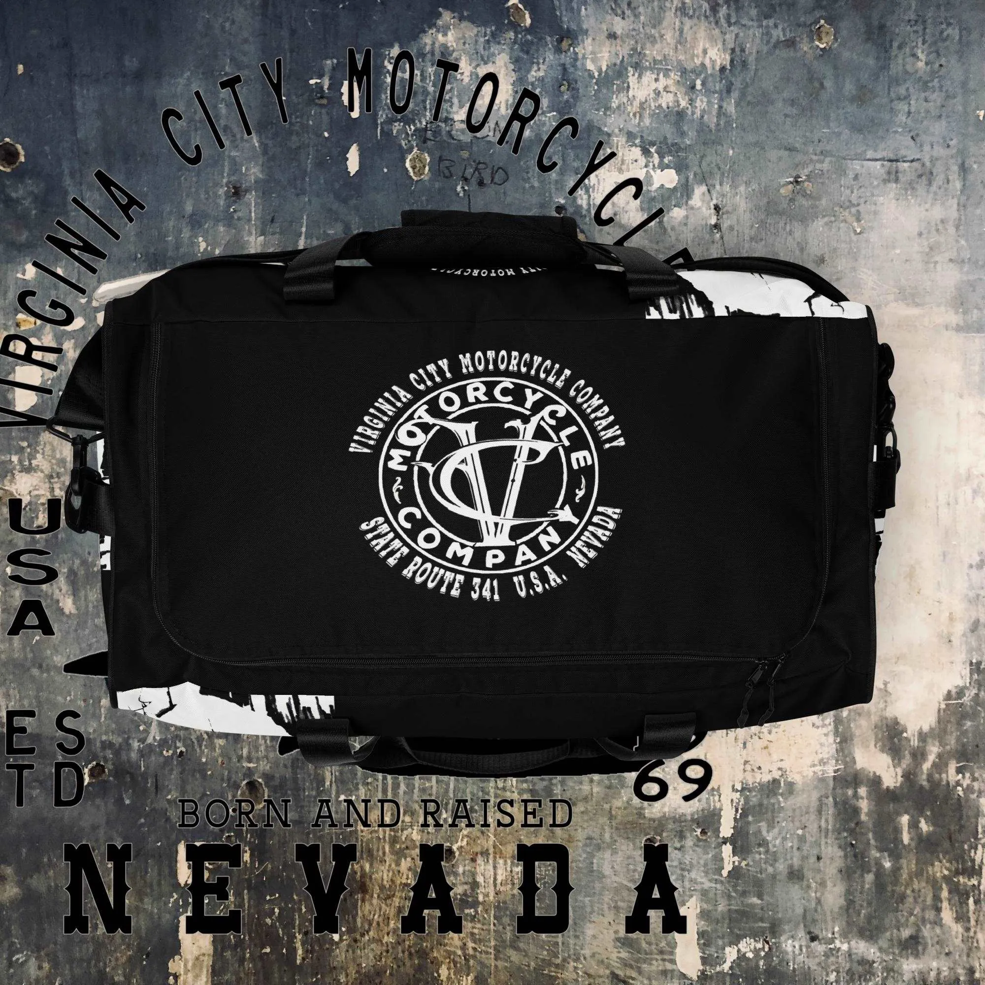 Black and White Skull Duffle bag