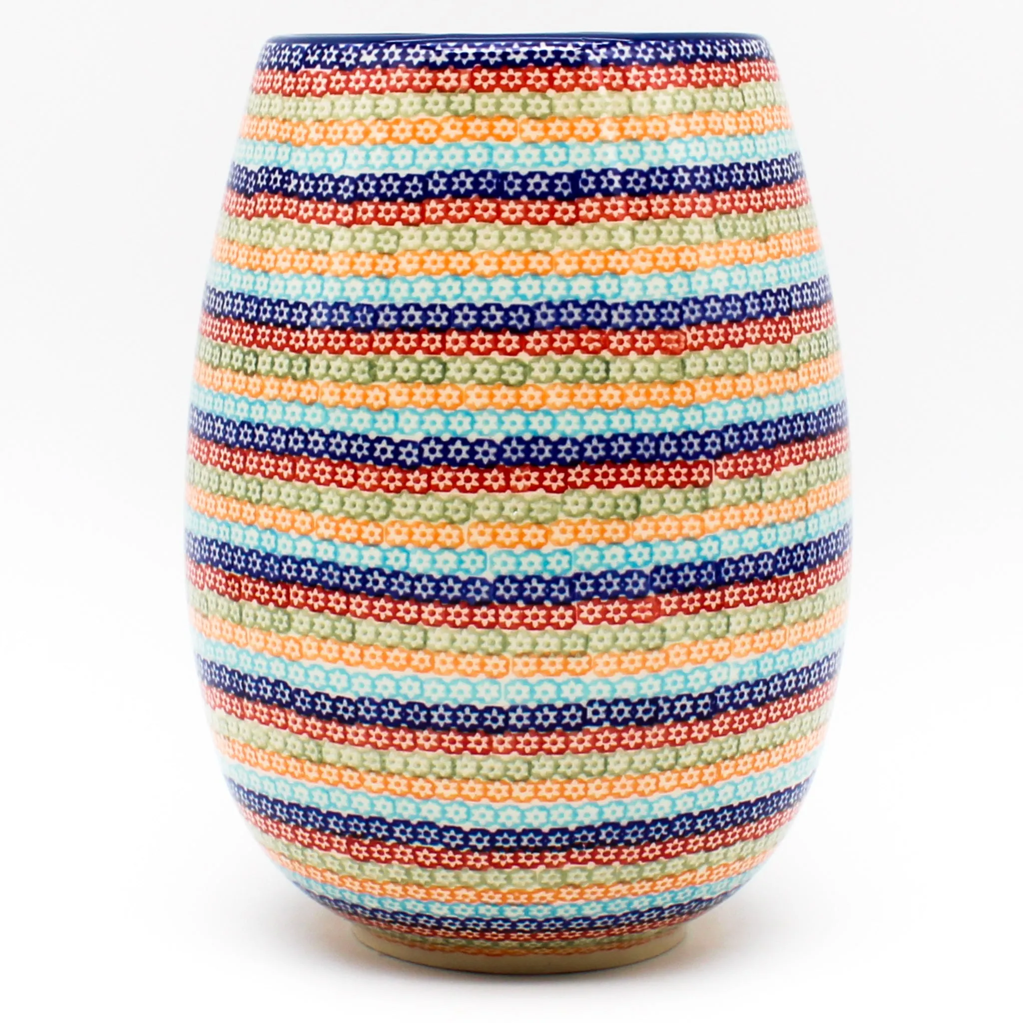 Bouquet Vase in Multi-Colored Flowers