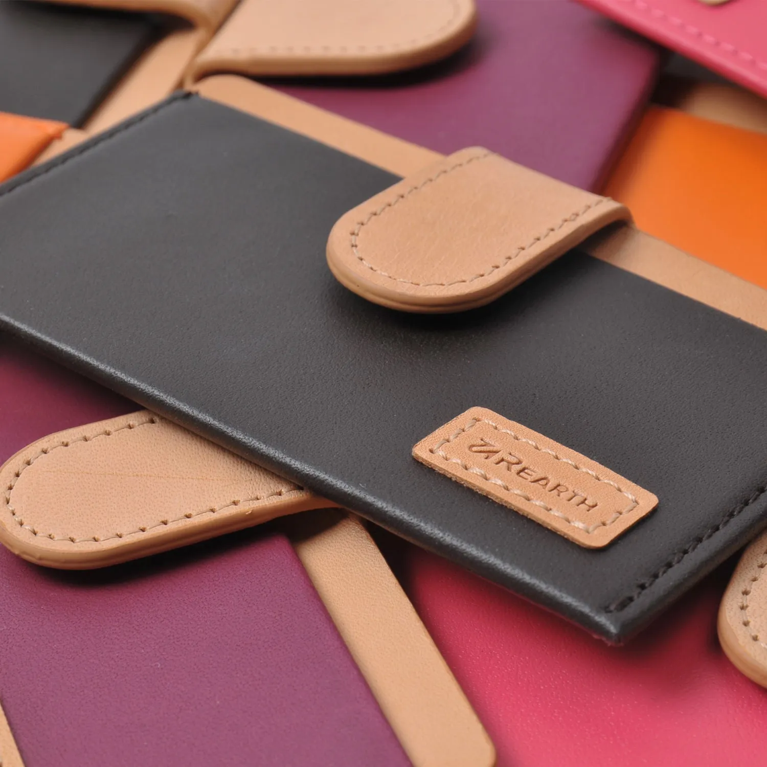 Card Holder | Genuine Leather - Orange