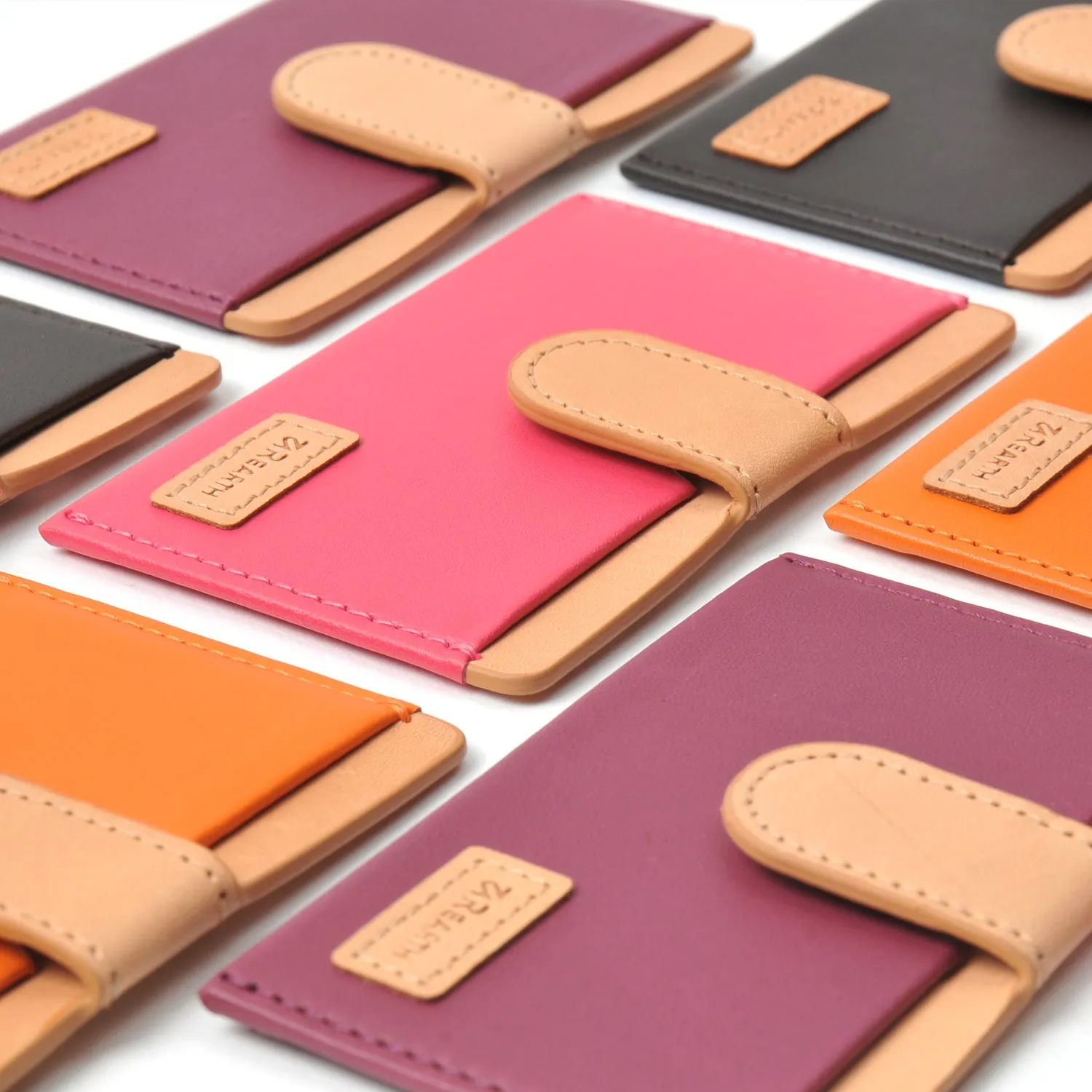 Card Holder | Genuine Leather - Orange