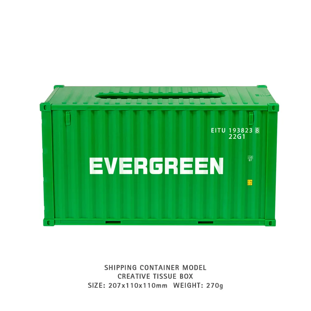 Cargo Container Tissue Box Cover