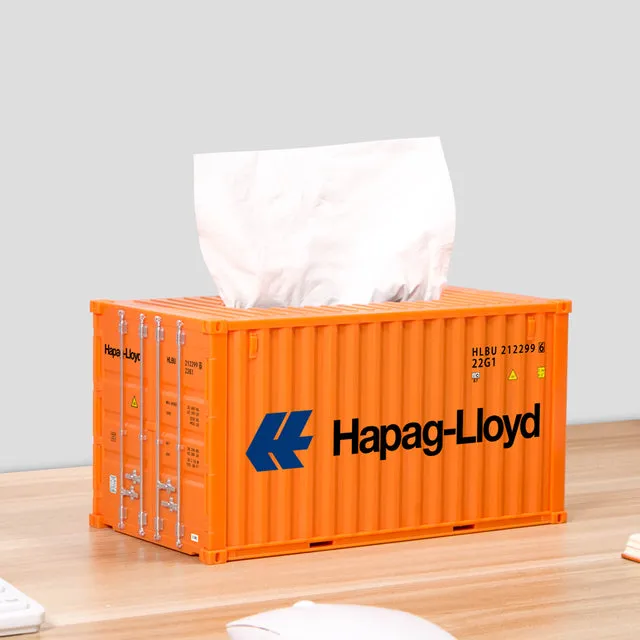 Cargo Container Tissue Box Cover