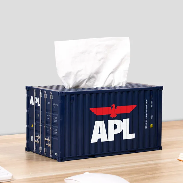 Cargo Container Tissue Box Cover