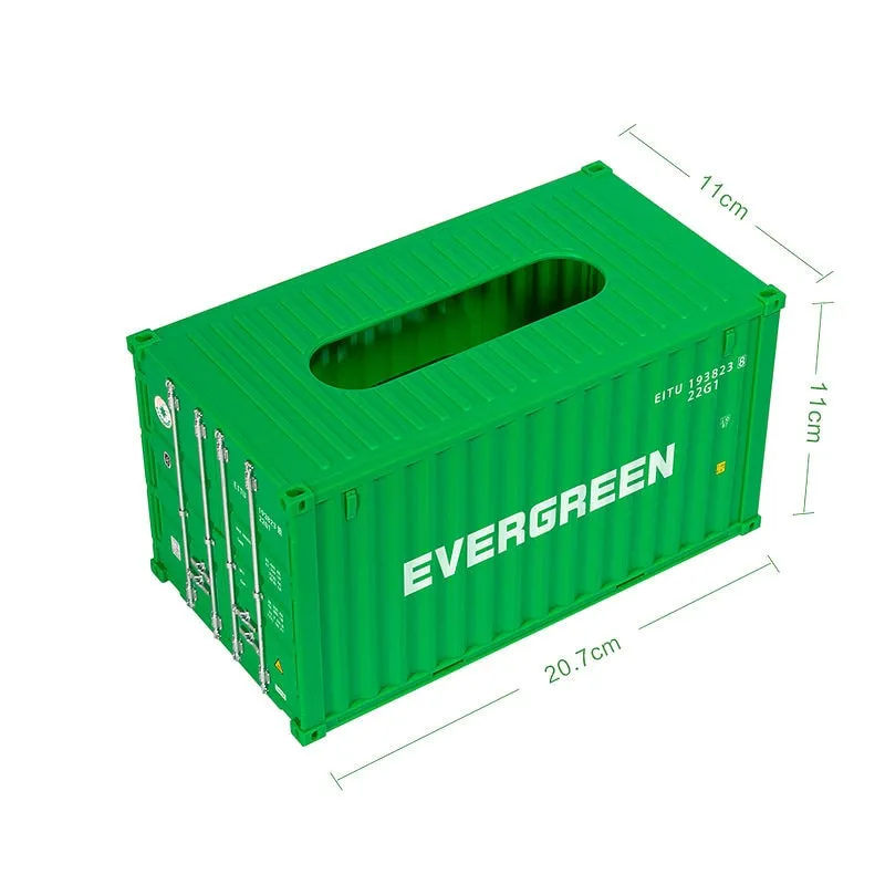 Cargo Container Tissue Box Cover