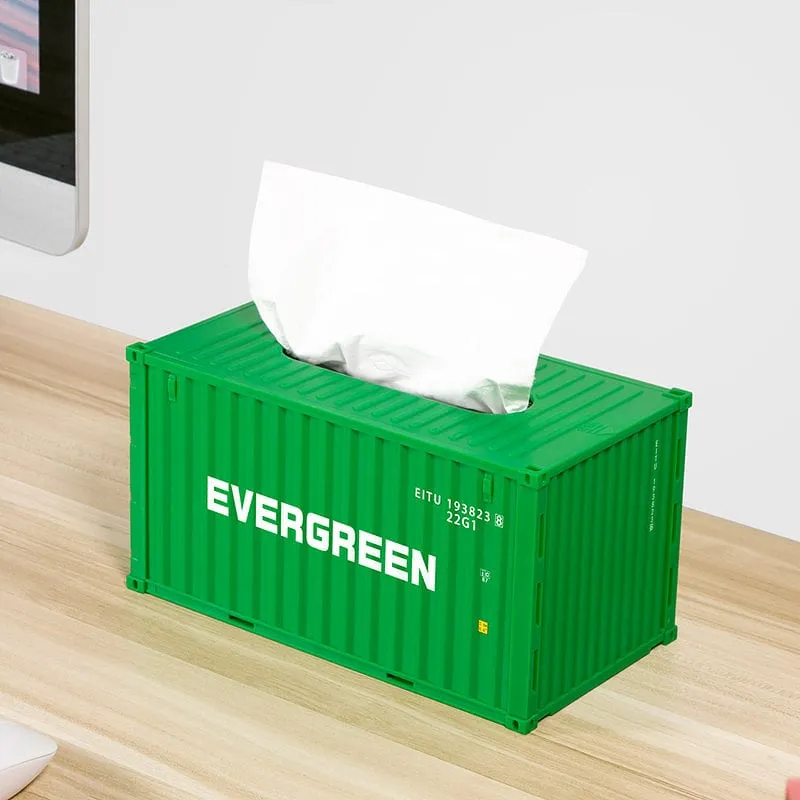 Cargo Container Tissue Box Cover