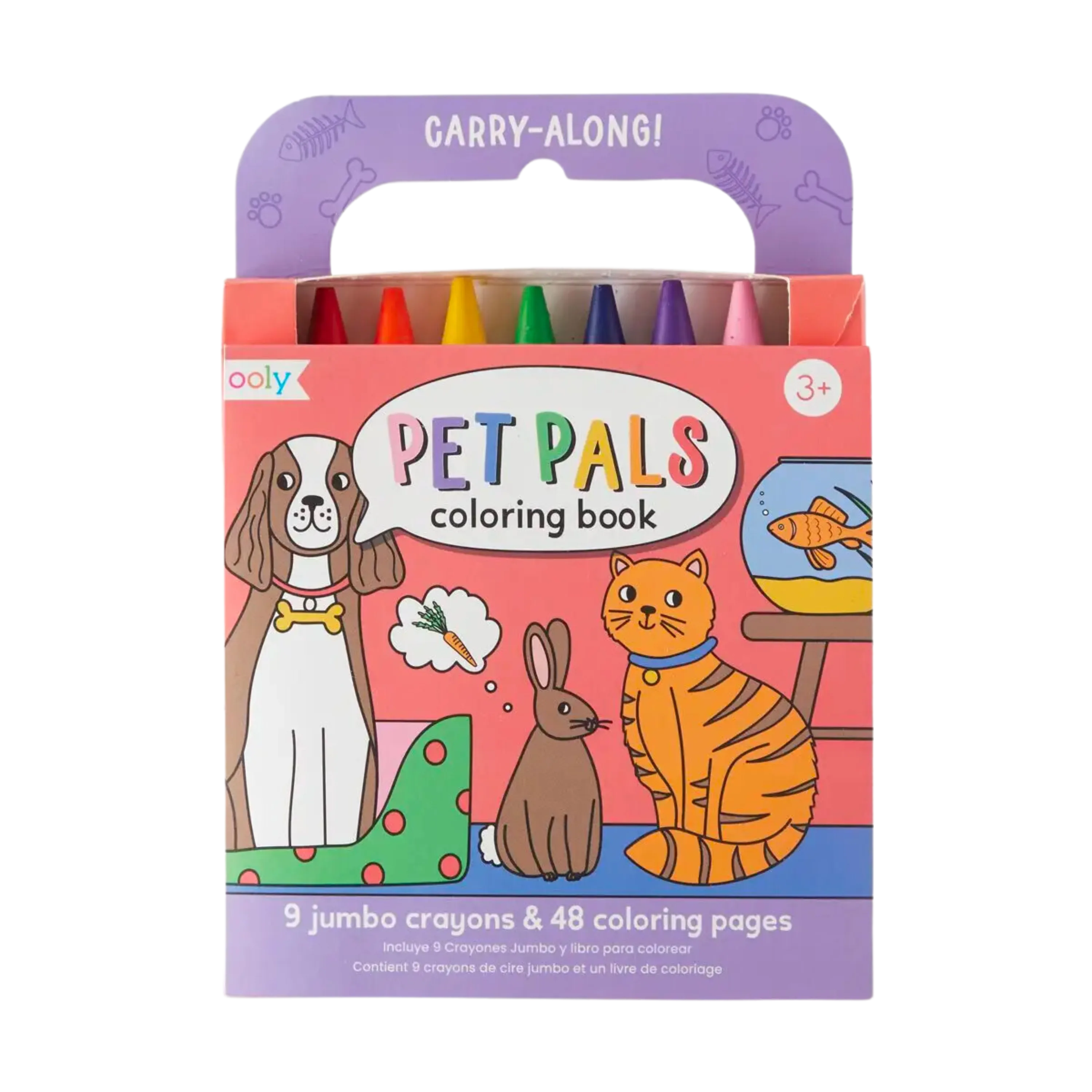 Carry Along Crayon & Coloring Book Kit-Pet Pals