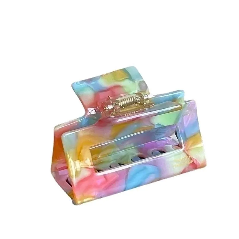 Casual Elegant Color Block Acetic Acid Sheets Hair Claws