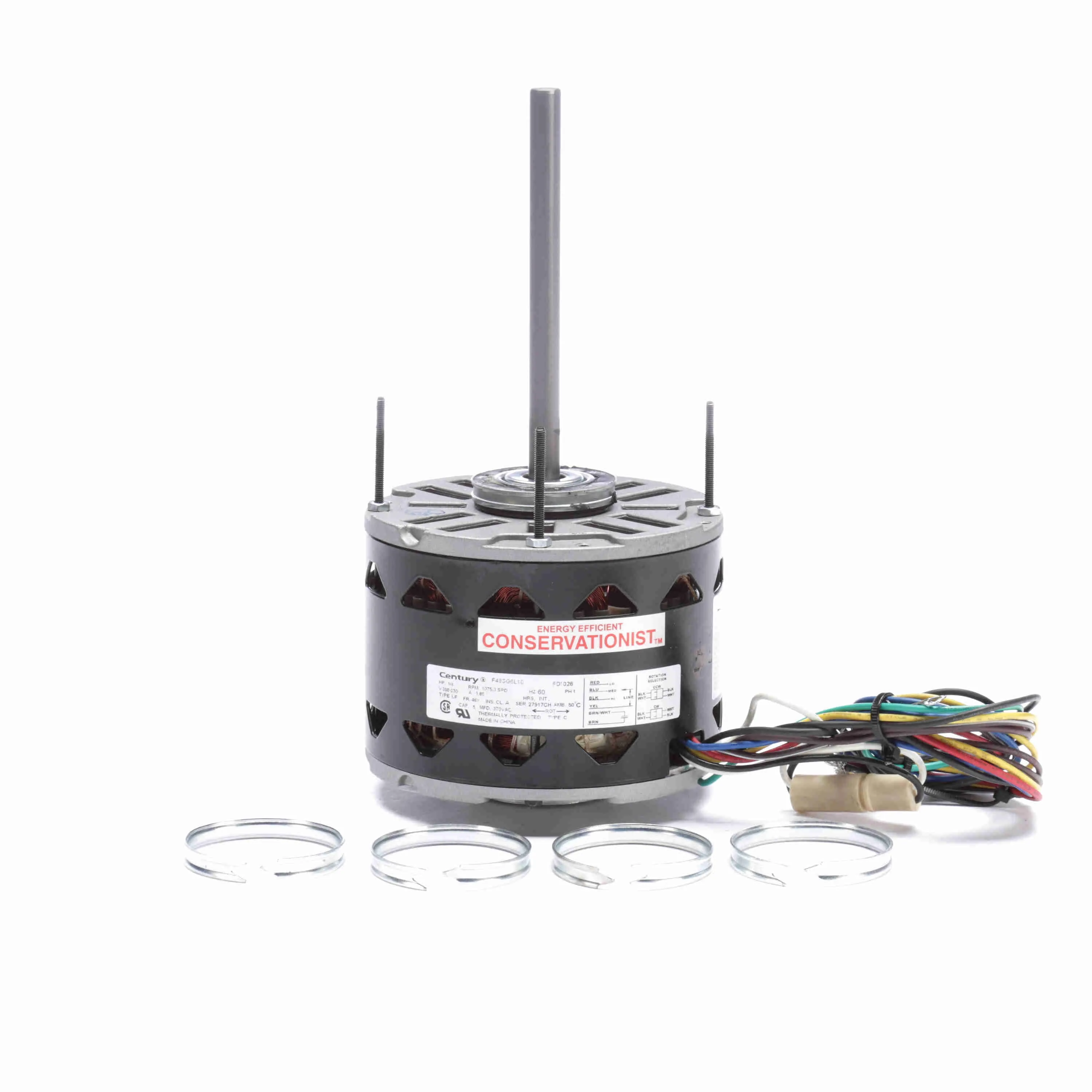 Century FD1026 5.6" Diameter HVAC Direct Drive Fan Motor - FD1026