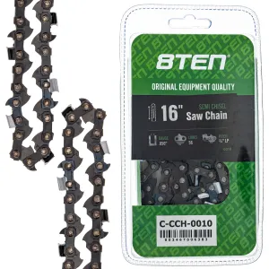Chainsaw Chain 16 Inch .050 3/8 56DL For Husqvarna 501847056 585422156 608100179 591106056 501846956