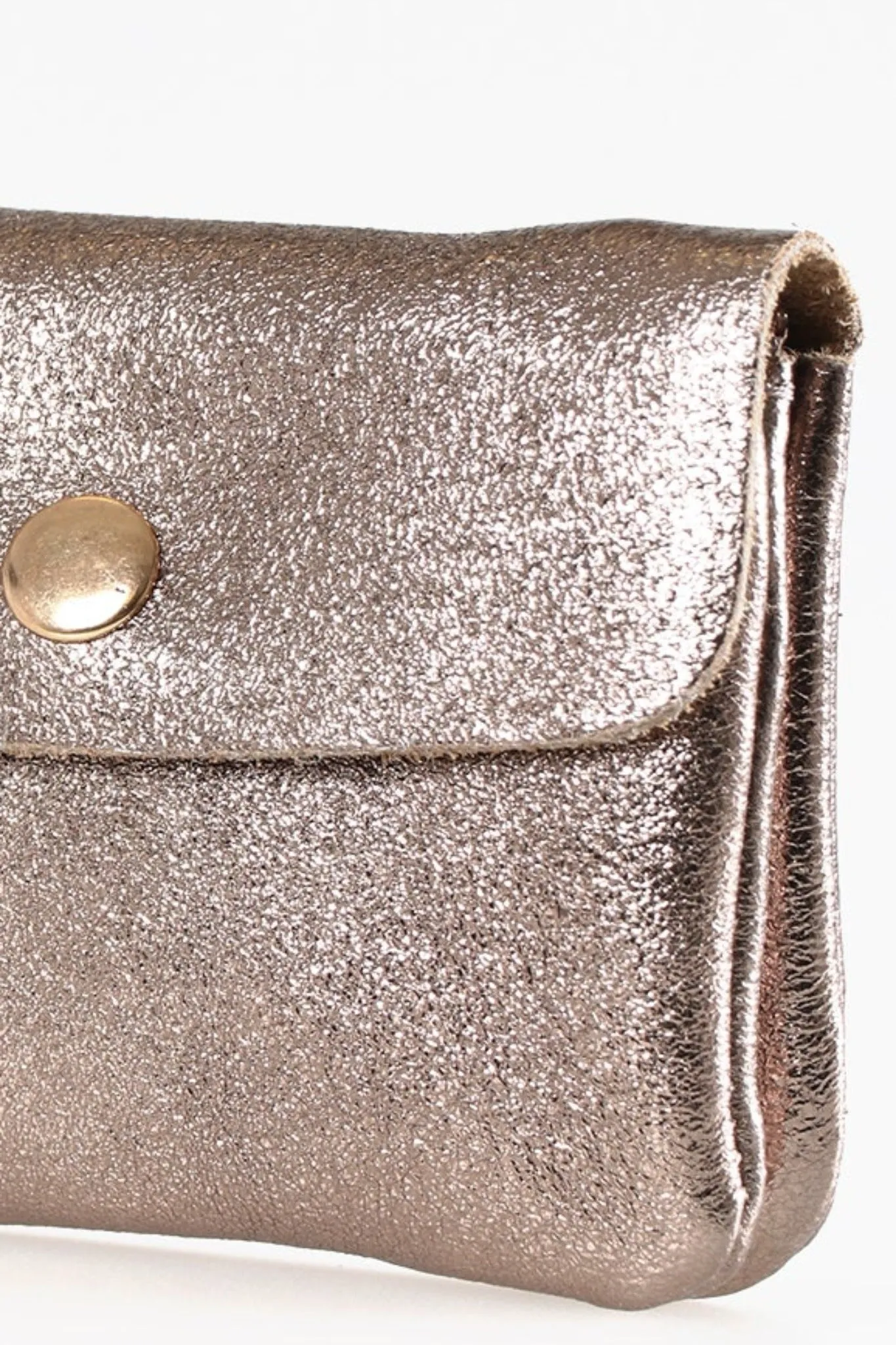 Champagne Small Leather Coin Purse