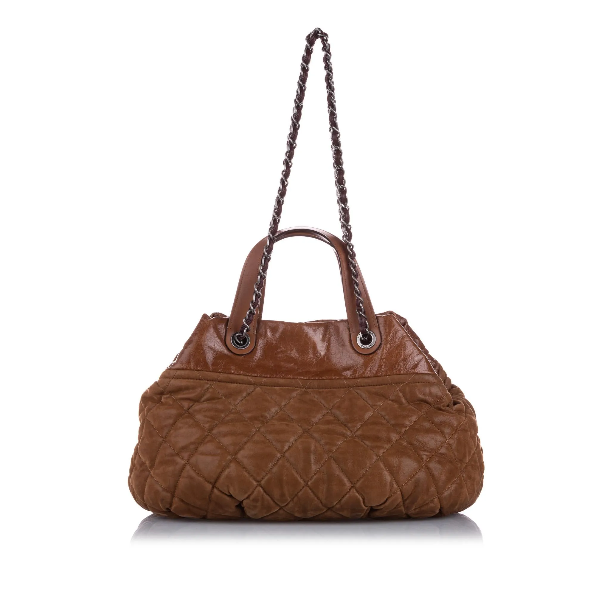 Chanel Classic In the Mix Lambskin Leather Satchel (SHG-22768)