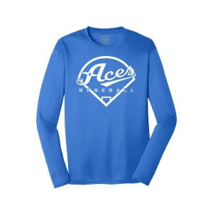 Cincy Aces 2020 - Performance Long Sleeve Tee (Royal)