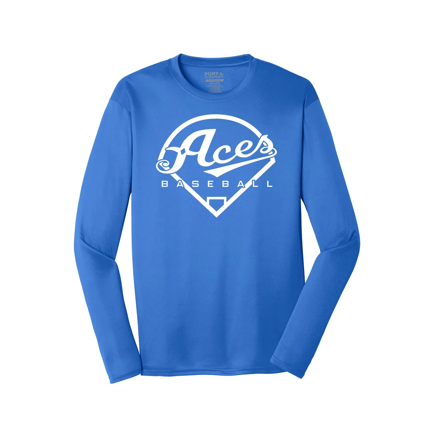 Cincy Aces 2020 - Performance Long Sleeve Tee (Royal)