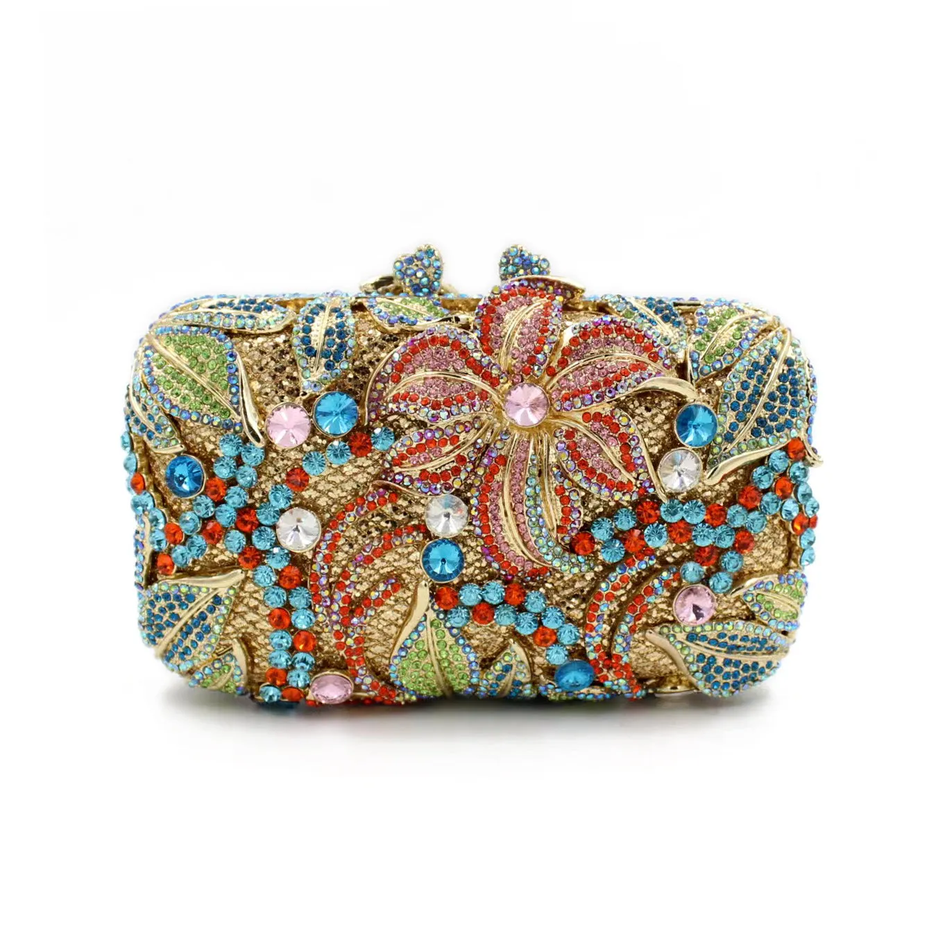 Clutch Purse For Wedding,Gold Rhinestone Clutch,Evening Bag,Rhinestone Clutch Purse,Luxury Rhinestone Clutch Purse,For Wedding