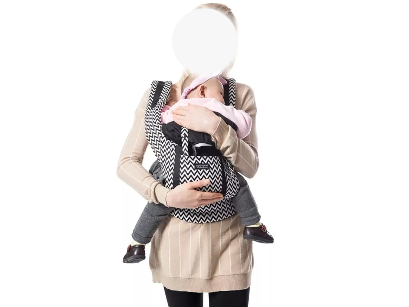 Cotton Baby Carrier - Ergonomic Adjustable Kangaroo