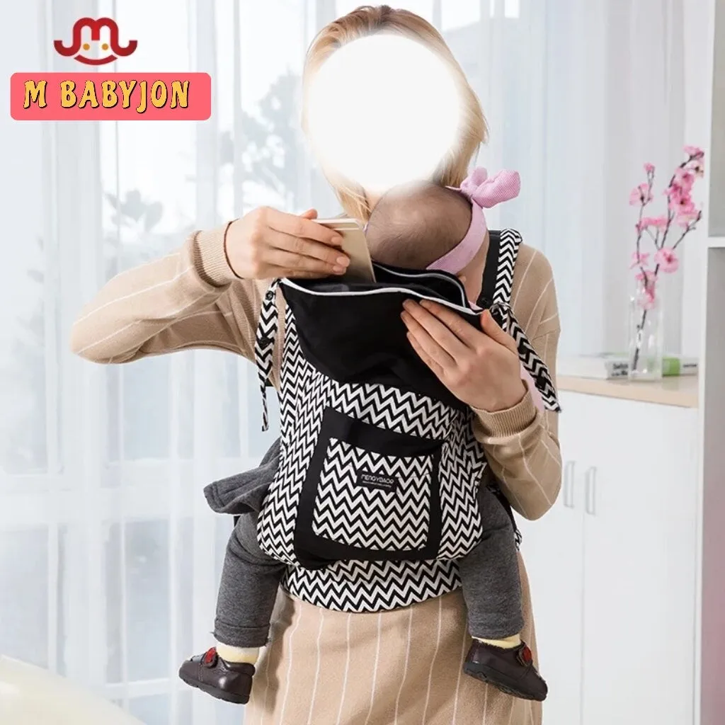 Cotton Baby Carrier - Ergonomic Adjustable Kangaroo