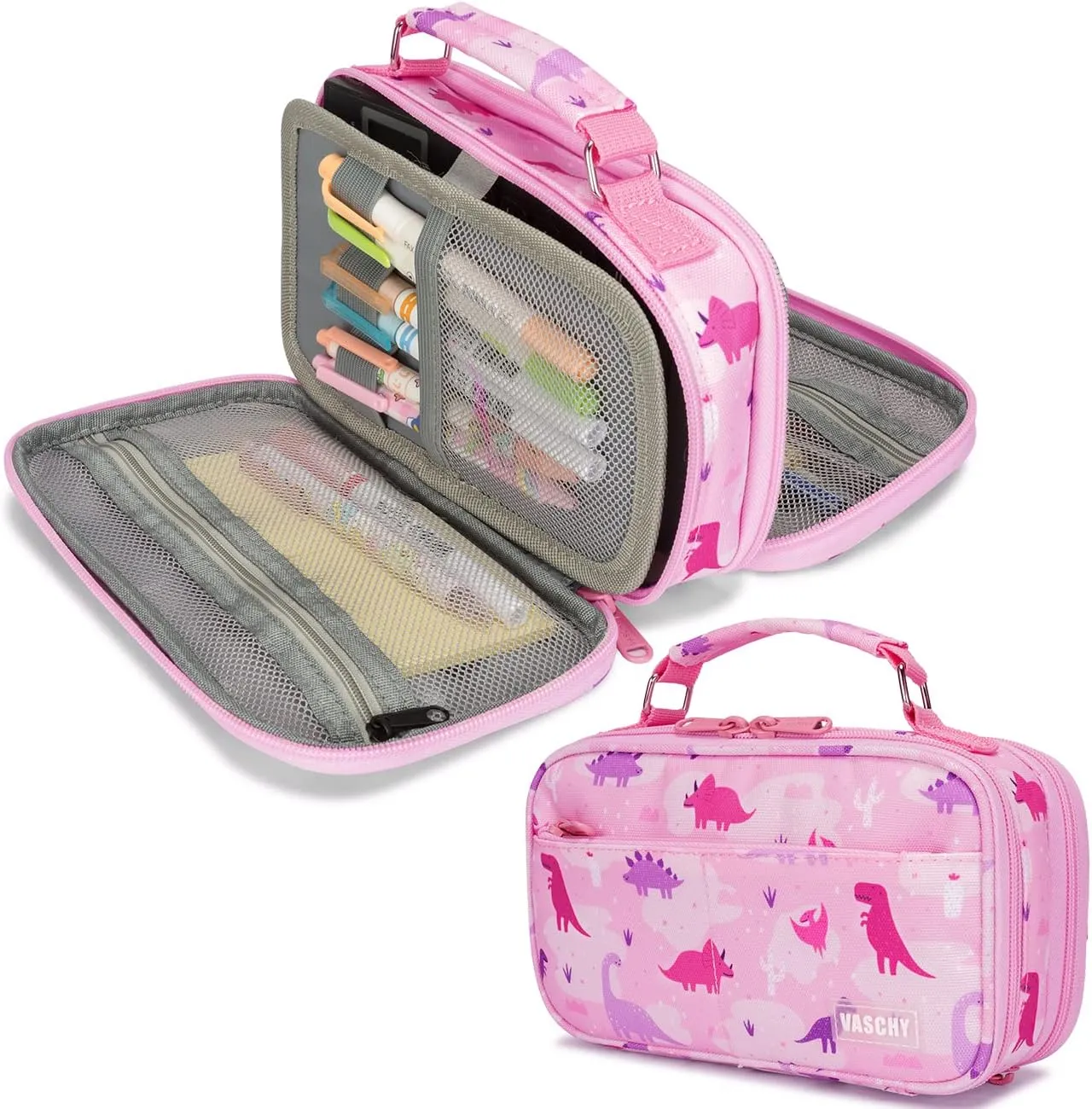 Cute Dinos Pencil Box for Preppy Kids