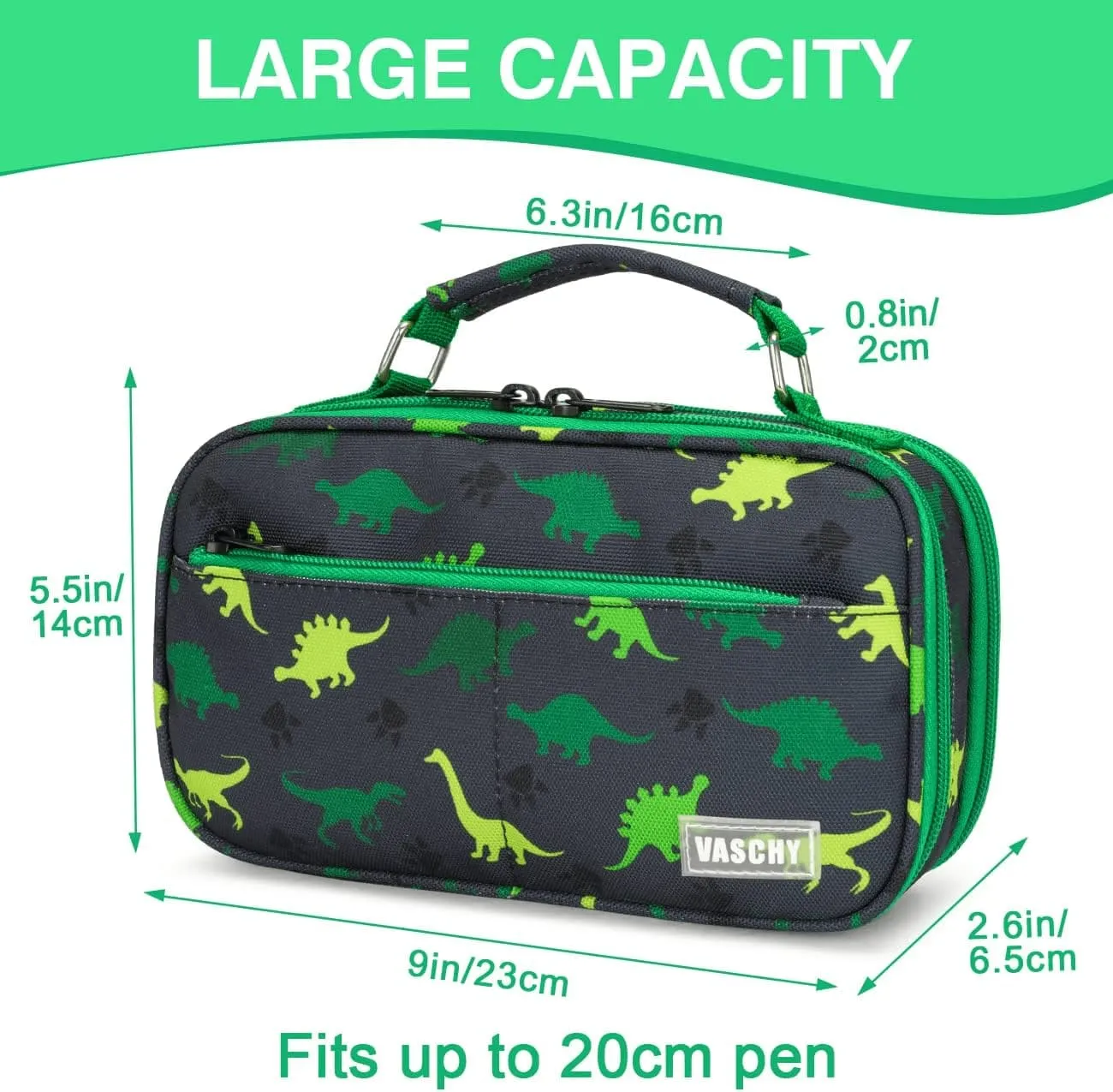 Cute Dinos Pencil Box for Preppy Kids