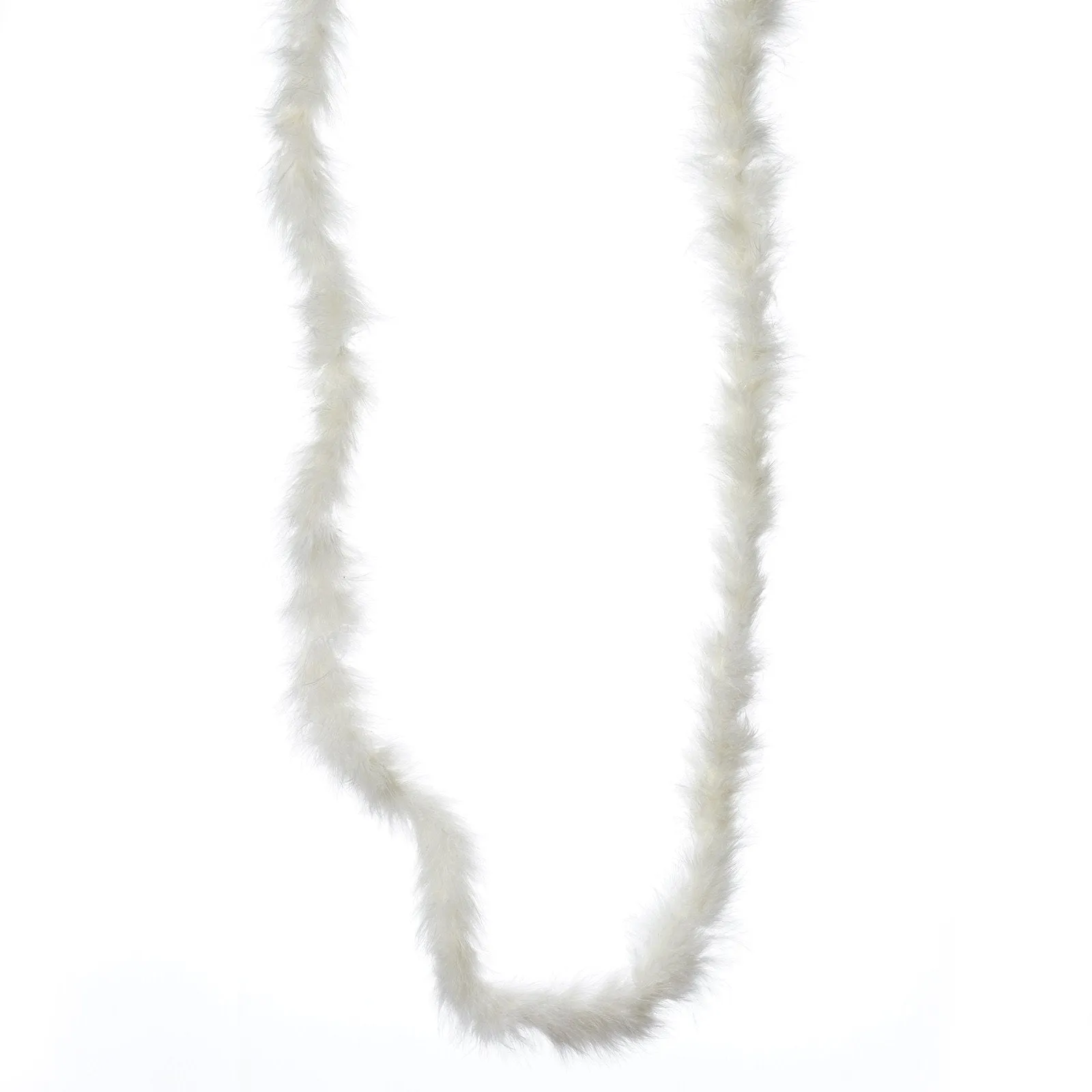 Deluxe Marabou Ostrich Feather Boas-Ivory-2 Yards