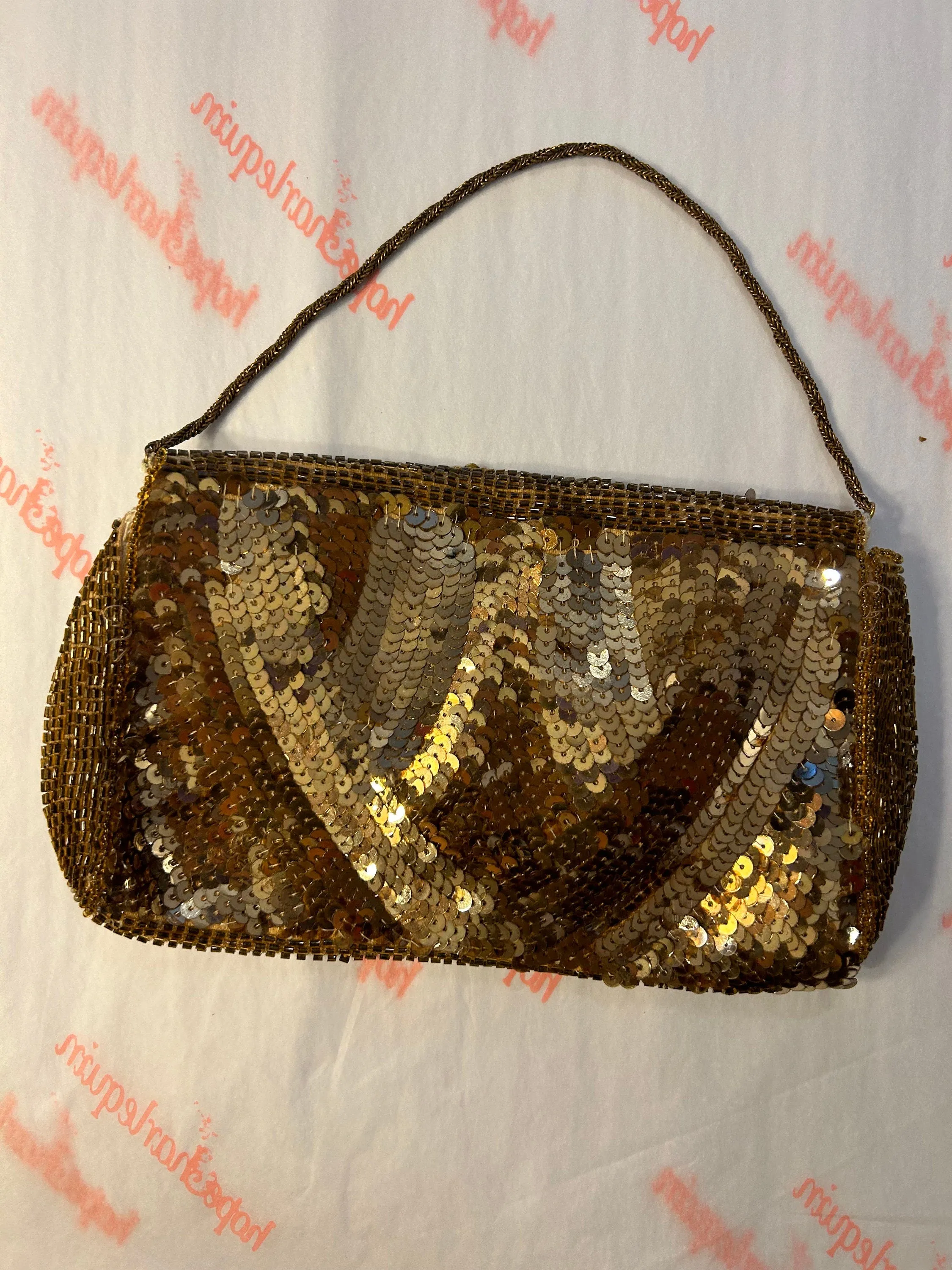 Divine 1930s sequin evening bag