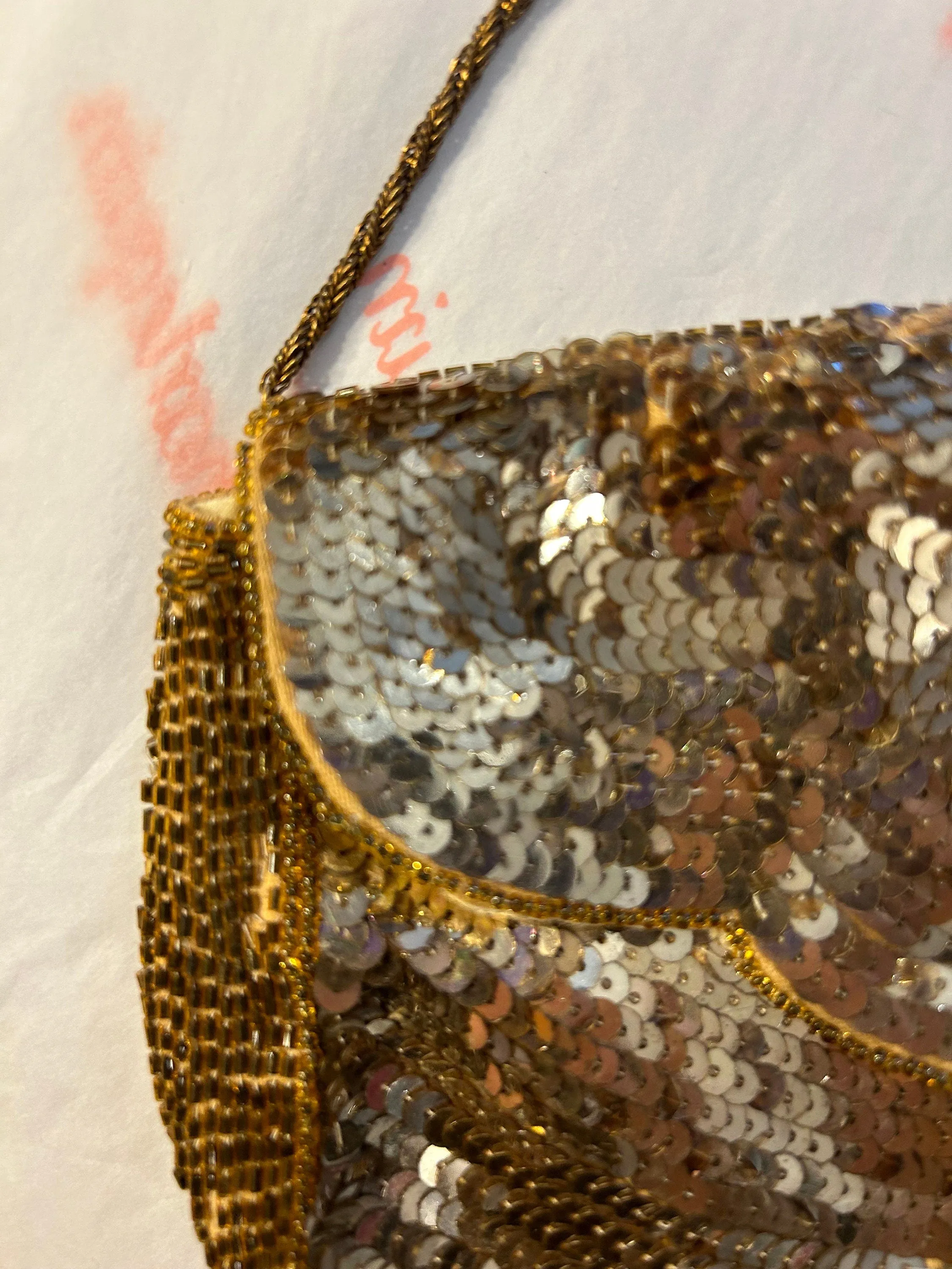 Divine 1930s sequin evening bag