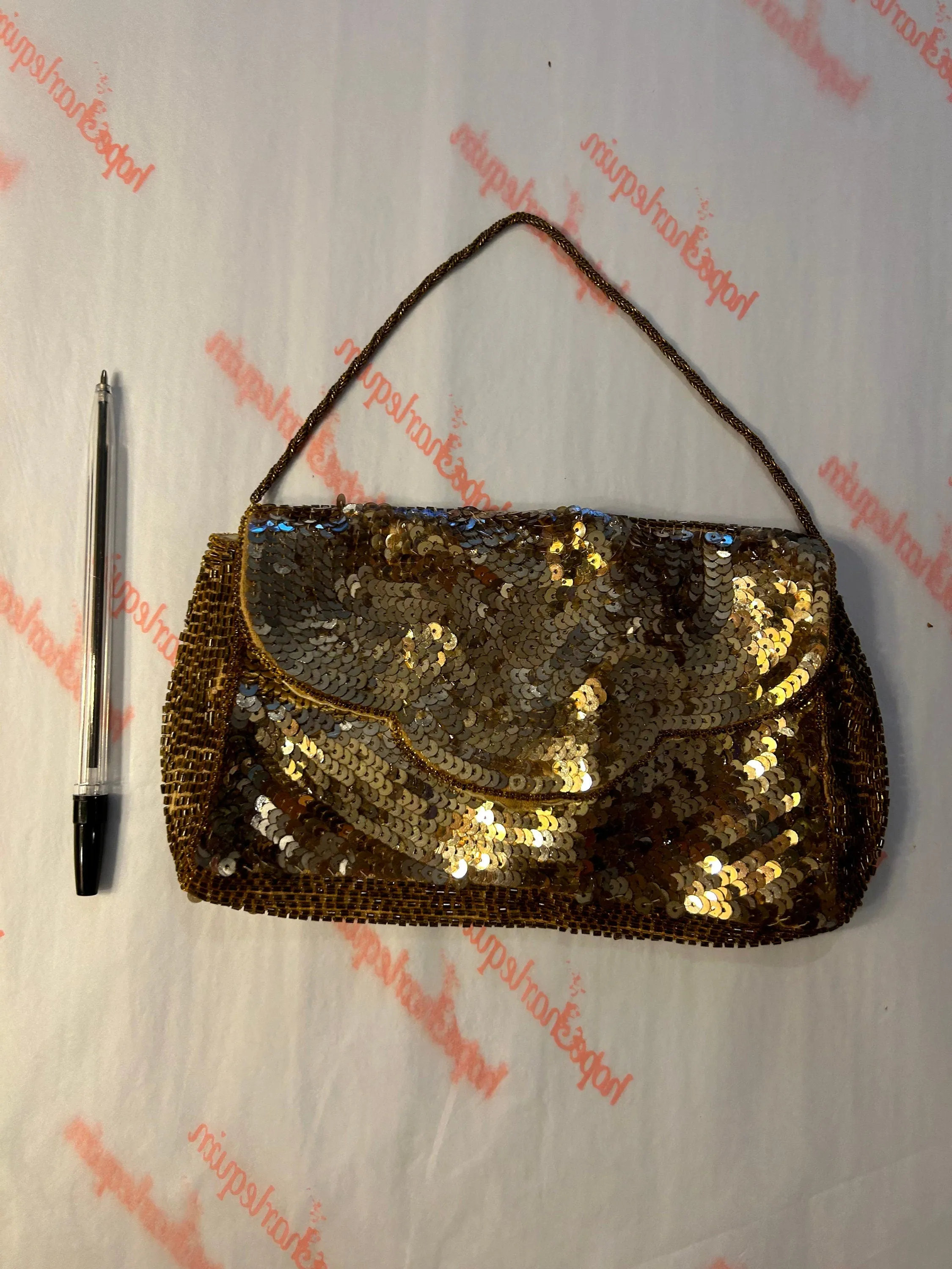 Divine 1930s sequin evening bag