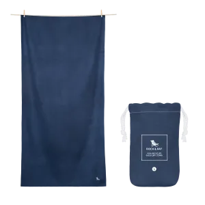 Dock & Bay Essential Towels All Rounder Camping & Yoga - Deep Sea Navy