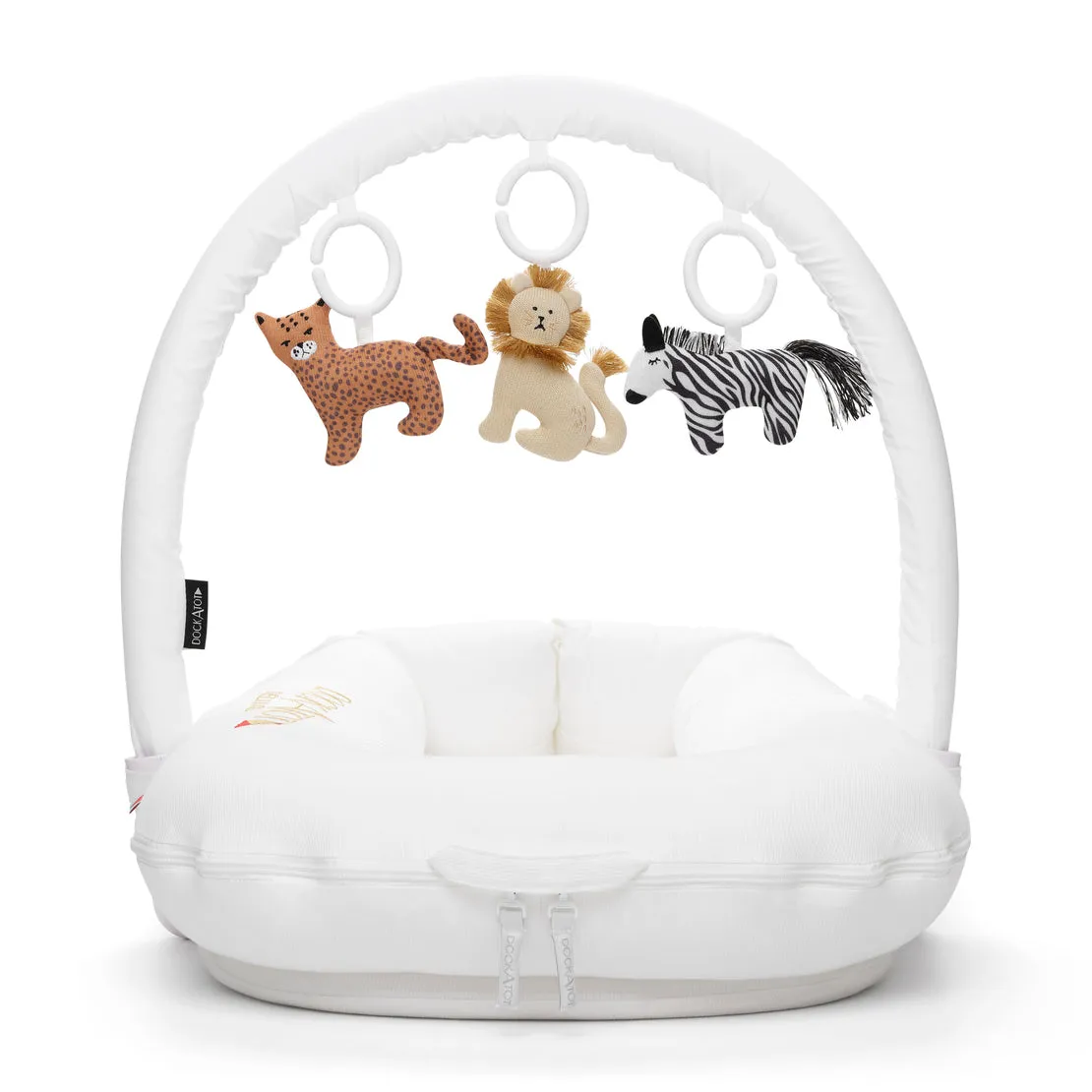 Dockatot Toy Bundle-White Arch /DAY AT THE ZOO