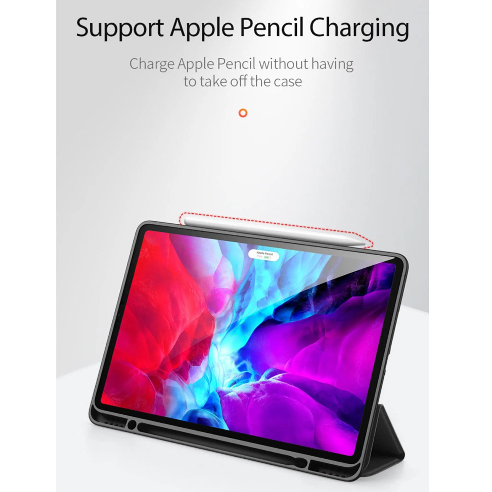 Dux Ducis Domo for Apple iPad Pro 12.9 (2020) (With Apple Pencil Holder) - Black