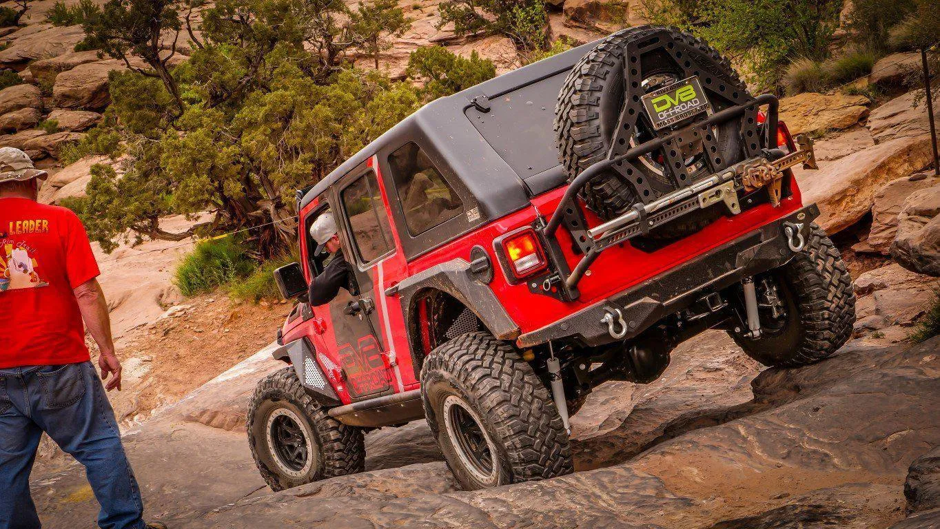 DV8 Off Road Tire Carrier Jeep Wrangler JL (2018-2024) Tailgate / Hinge / Add-On / Interior