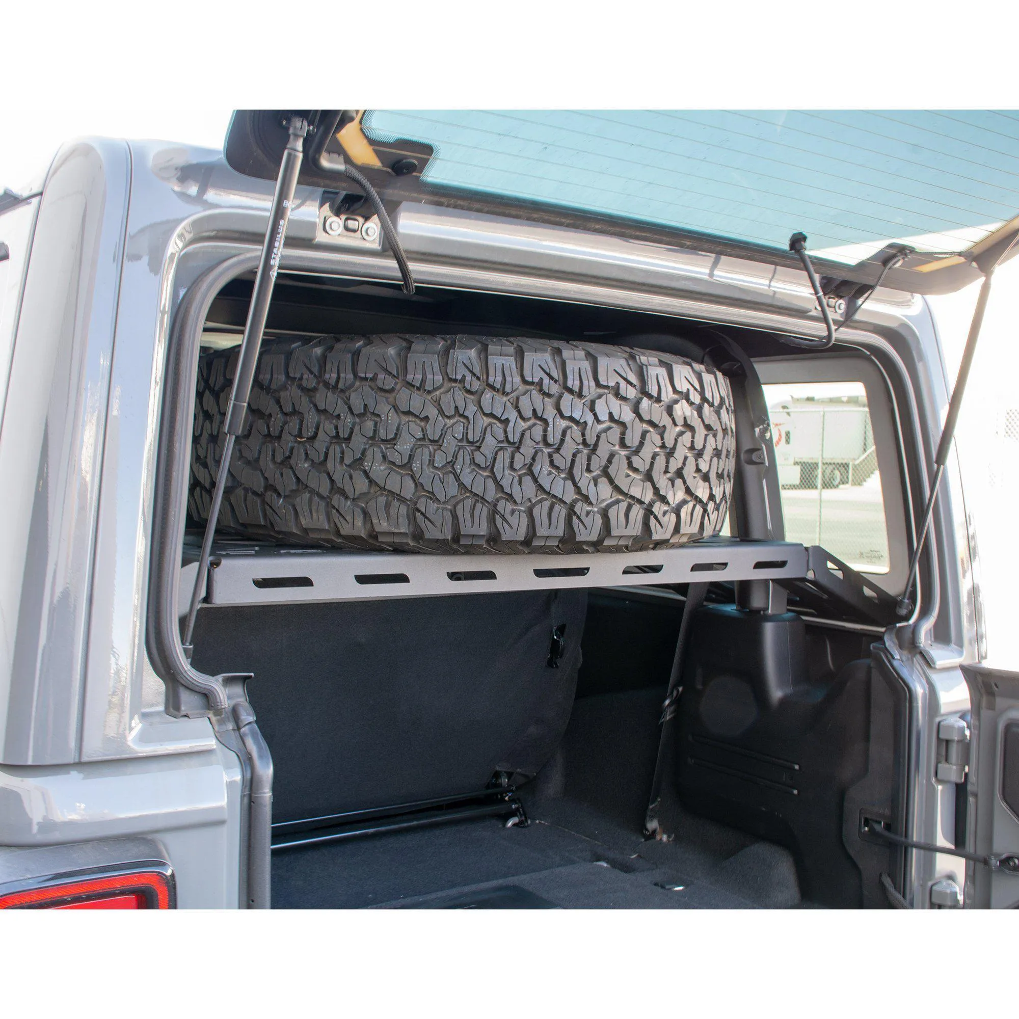 DV8 Off Road Tire Carrier Jeep Wrangler JL (2018-2024) Tailgate / Hinge / Add-On / Interior
