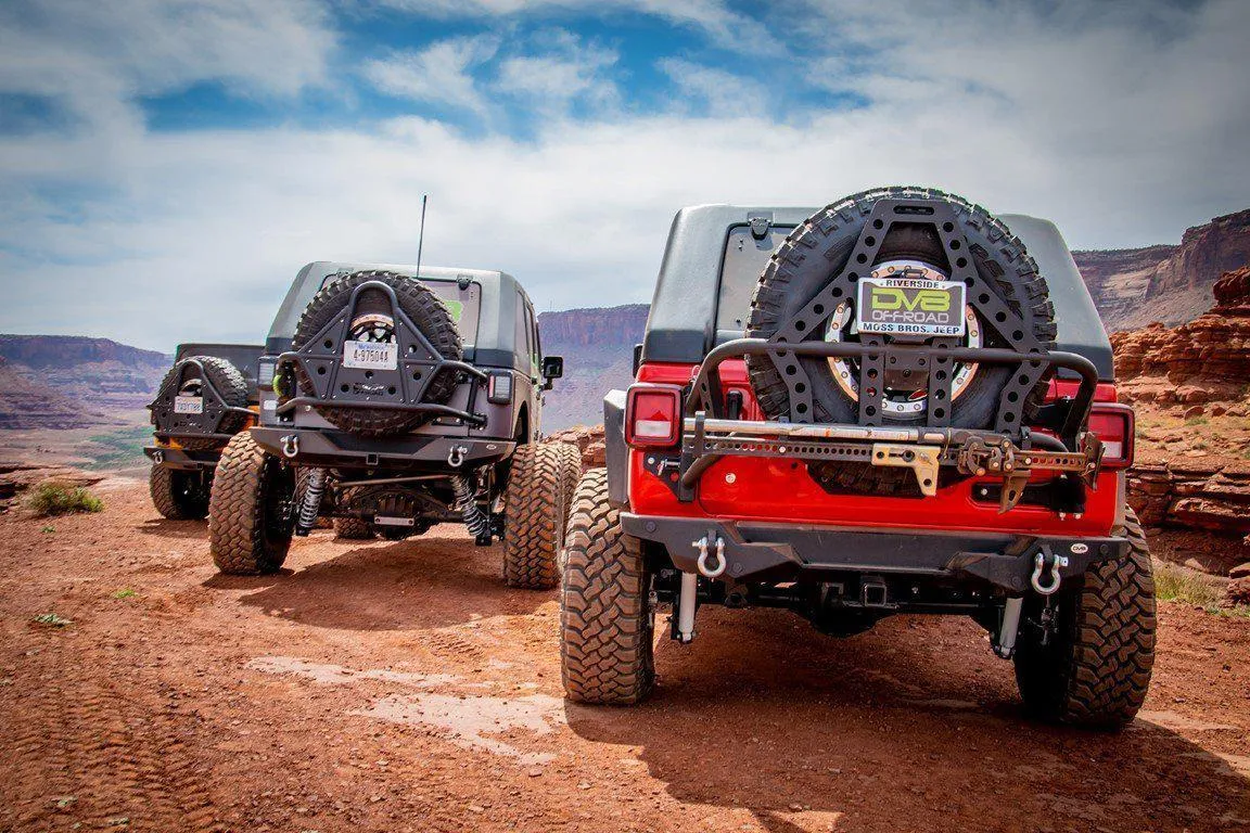 DV8 Off Road Tire Carrier Jeep Wrangler JL (2018-2024) Tailgate / Hinge / Add-On / Interior