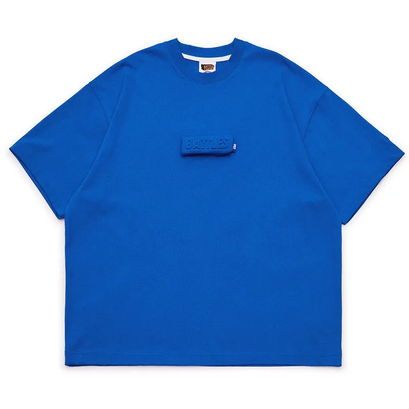 Embossed 3D Heavyweight Cotton Loose T-shirt