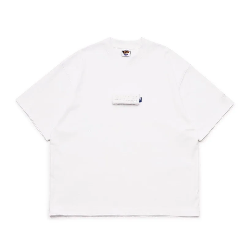 Embossed 3D Heavyweight Cotton Loose T-shirt