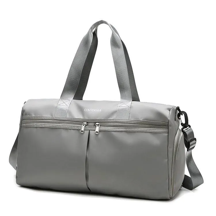 Fashion Fitness Travel Bag Waterproof Shoulder Bags For Women With Independent Shoe Pocket Yoga Gym Handbags