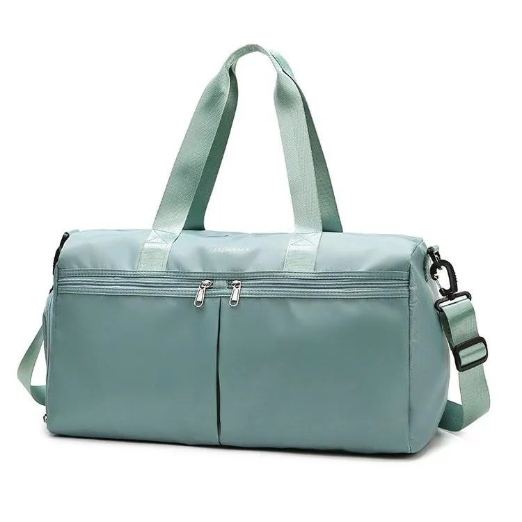 Fashion Fitness Travel Bag Waterproof Shoulder Bags For Women With Independent Shoe Pocket Yoga Gym Handbags