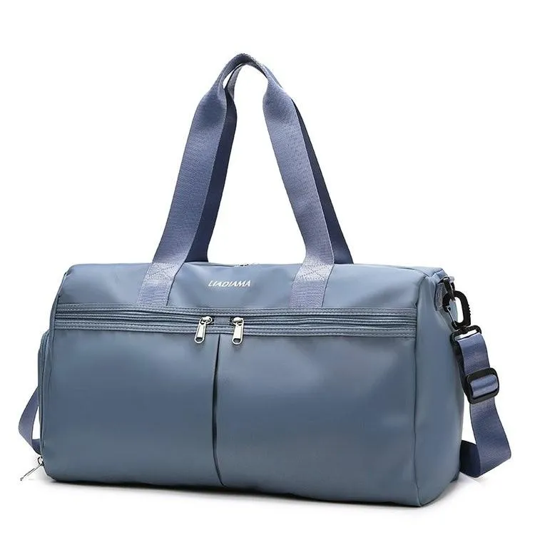 Fashion Fitness Travel Bag Waterproof Shoulder Bags For Women With Independent Shoe Pocket Yoga Gym Handbags