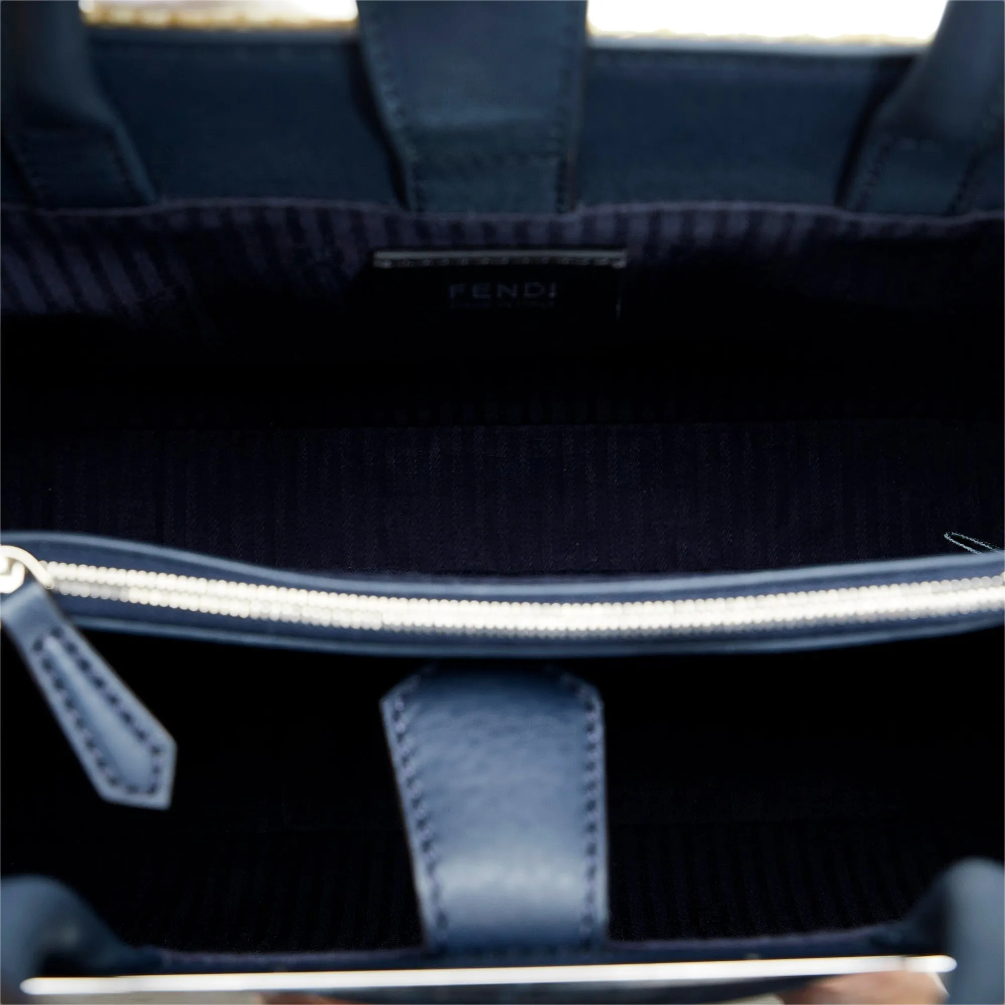 FENDI Small Raffia 2Jours Satchel