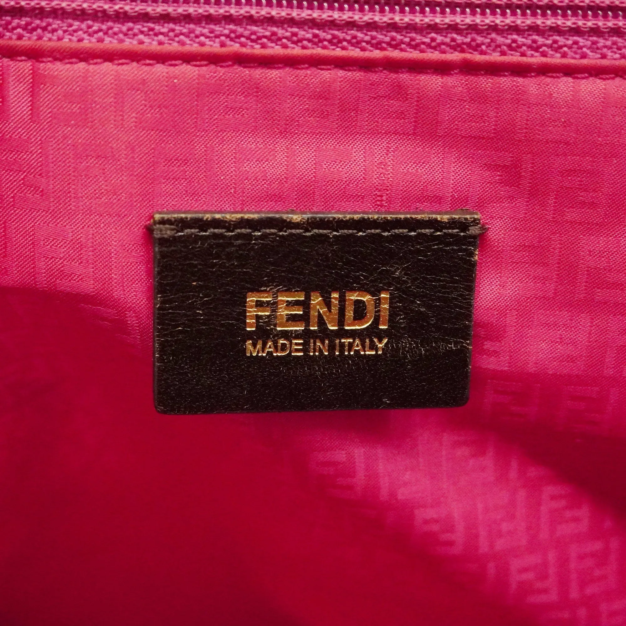 FENDI  Zucca Tote Bag Women's PVC Tote Bag Brown