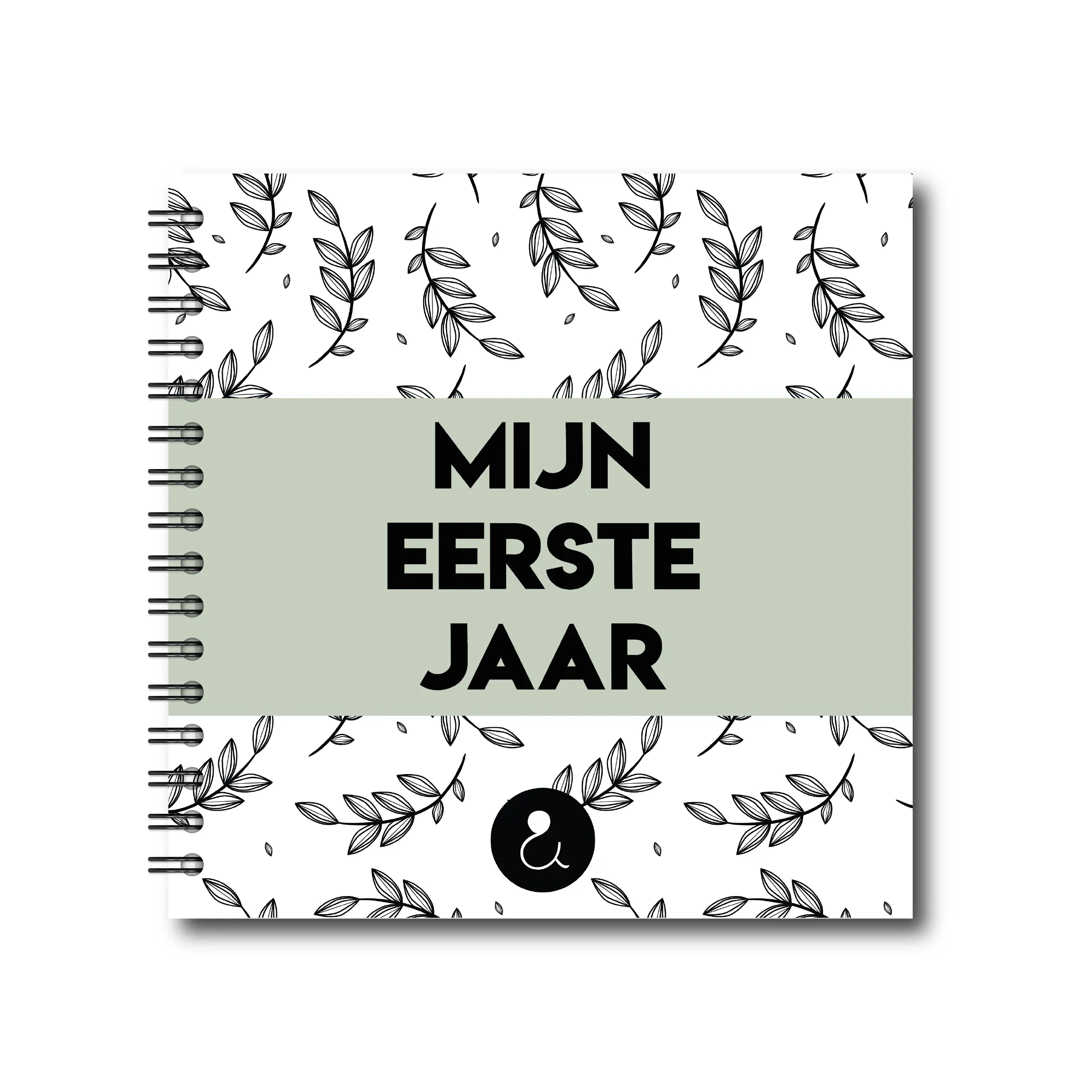 Fill-in book baby's first year | green
