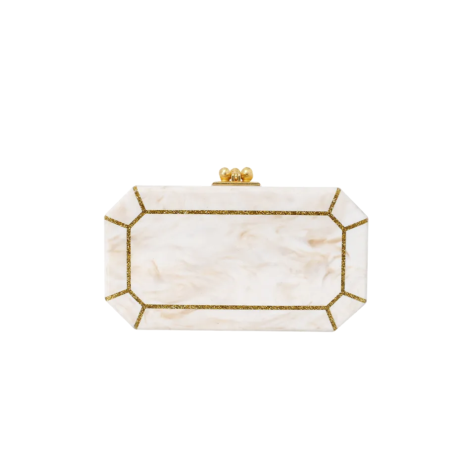 Fiona Faceted Clutch