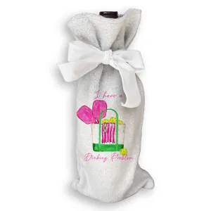 Fleece Wine Bag - Pickleball