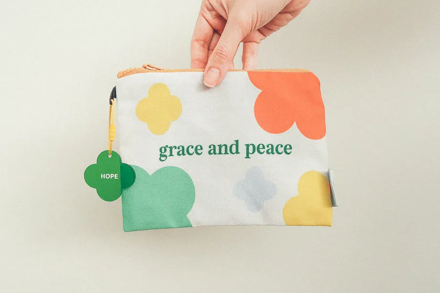 Grace and Peace {Pouch} (without keychain)