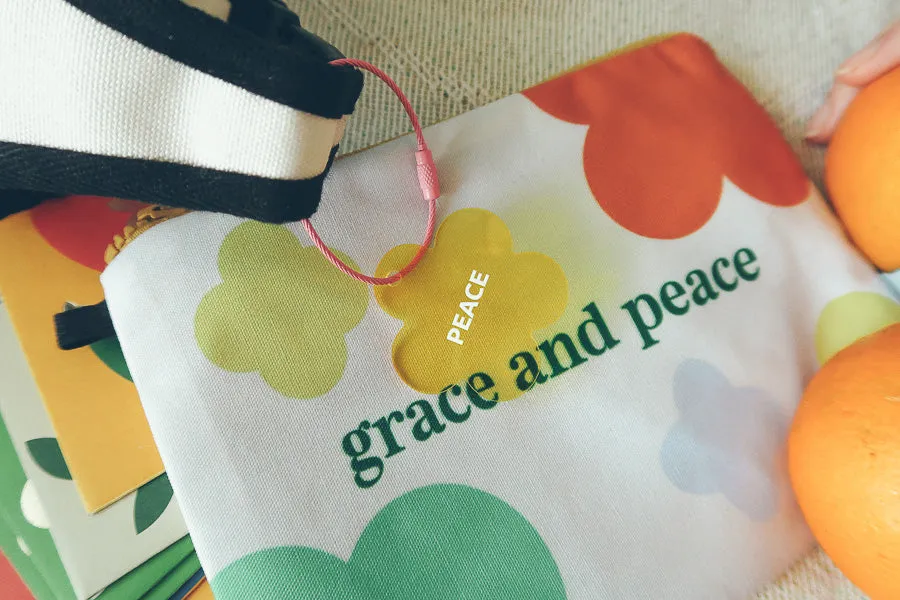 Grace and Peace {Pouch} (without keychain)