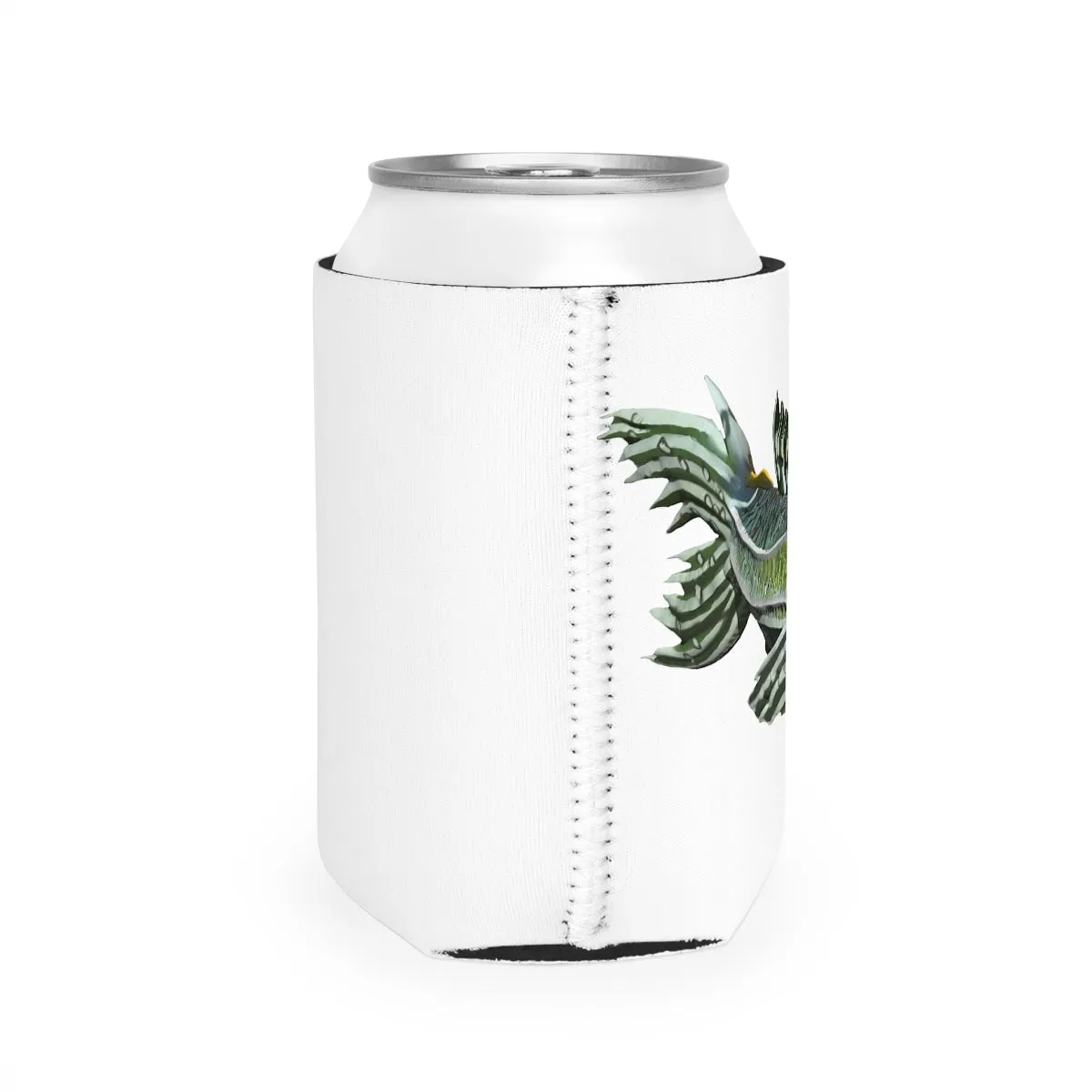 Green Fish Can Cooler Sleeve